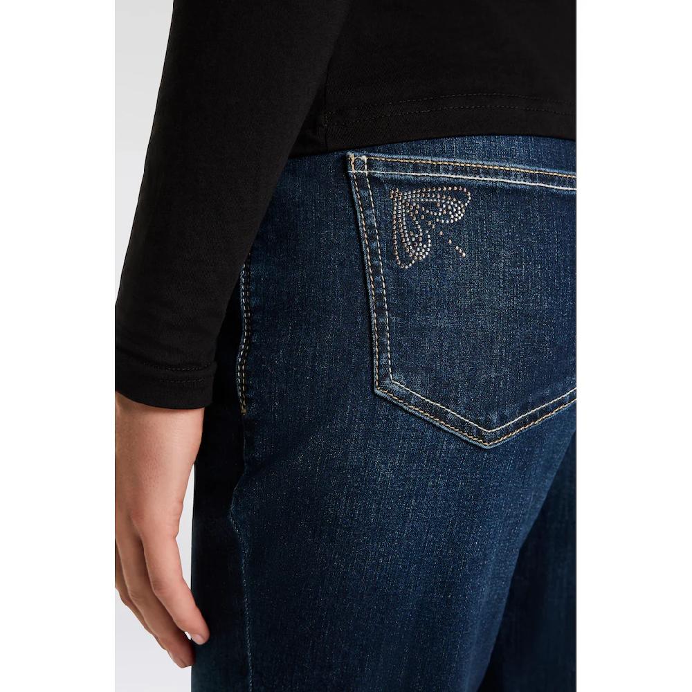 MAC Gerade Jeans »MELANIE Dragon-fly« Dekoratibe Nietendetails Auf Der Hinteren Tasche