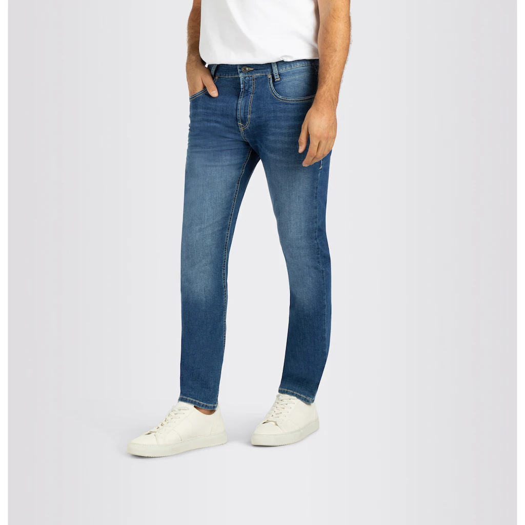 MAC Slim-fit-Jeans »Arne-Pipe Light« Schmaler Figurbetonender Schnitt ▷ Für