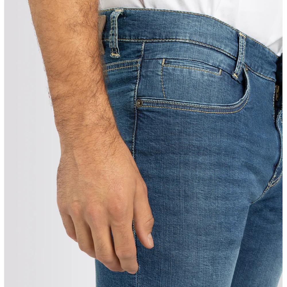 MAC Slim-fit-Jeans »Arne-Pipe Light« Schmaler Figurbetonender Schnitt ▷ Für