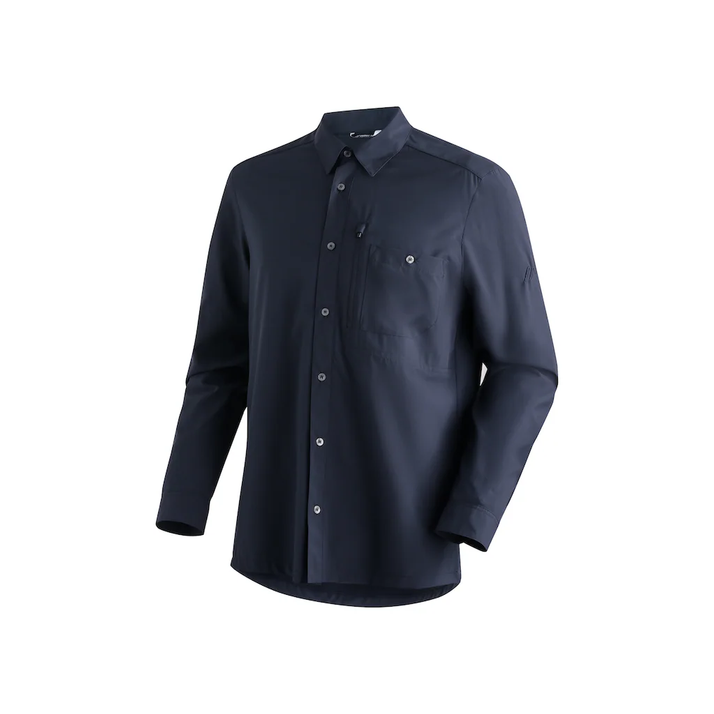 Maier Sports Funktionshemd »Magos L/S M« Herren Hemd langarm atmungsaktives Freizeithemd Taillierter Schnitt auf Rechnung