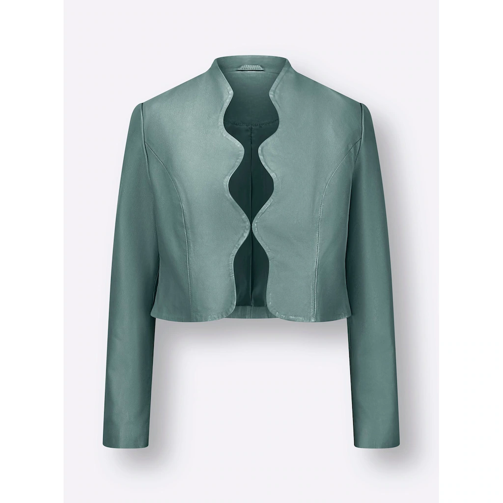 Mainpol Boleroblazer »Leder-Blazer«