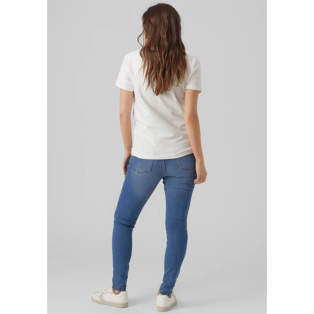 Mamalicious Umstandsjeans »MLMILA« Mit Bauchband