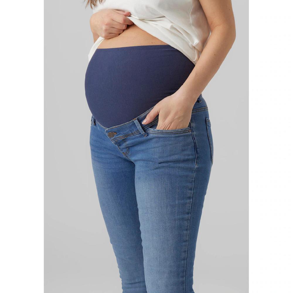 Mamalicious Umstandsjeans »MLMILA« Mit Bauchband
