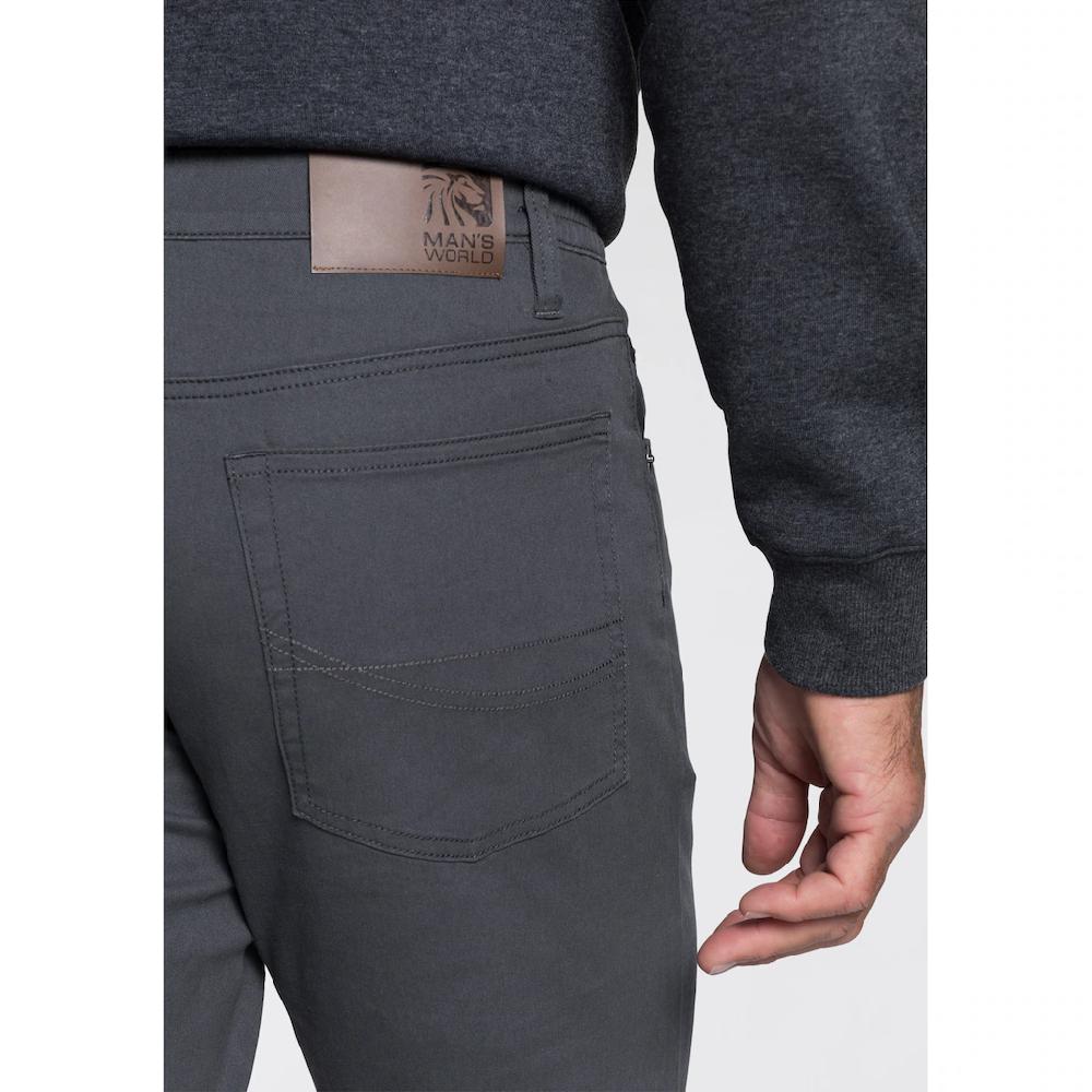 Man's World 5-Pocket-Hose Stretchhose Mit Dehnbund ▷ Für