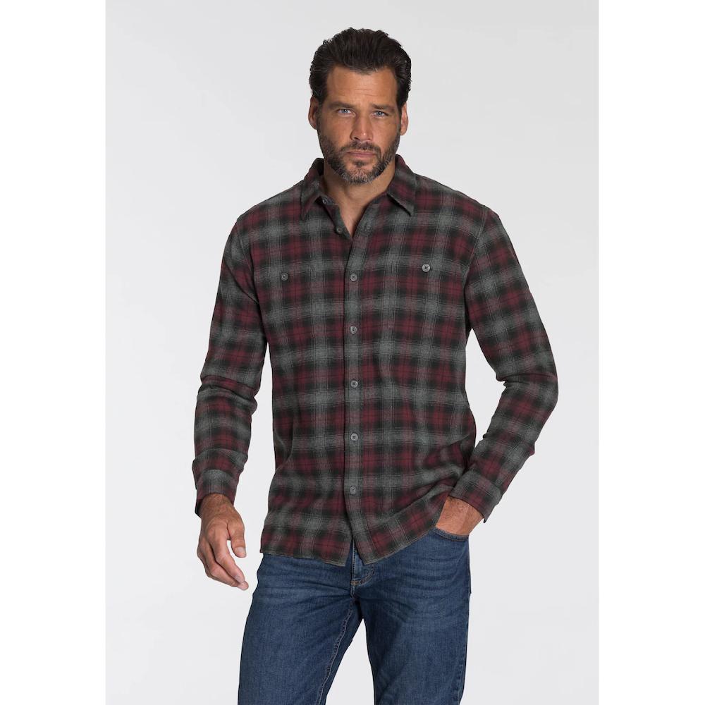 Man's World Flanellhemd mit 2 Brusttaschen ▷ kaufen
