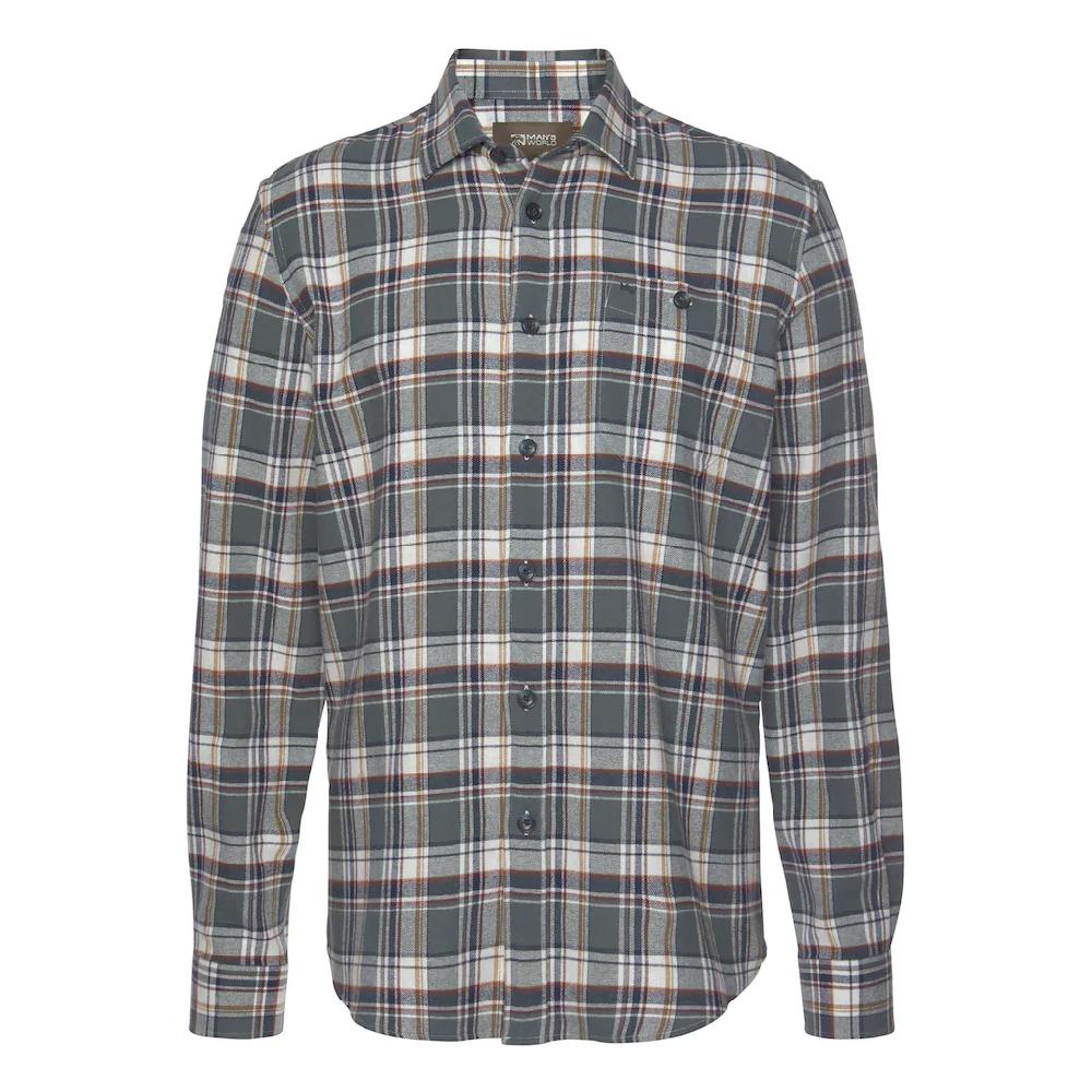 Man's World Flanellhemd Modisches Großkaromuster ▷ Kaufen