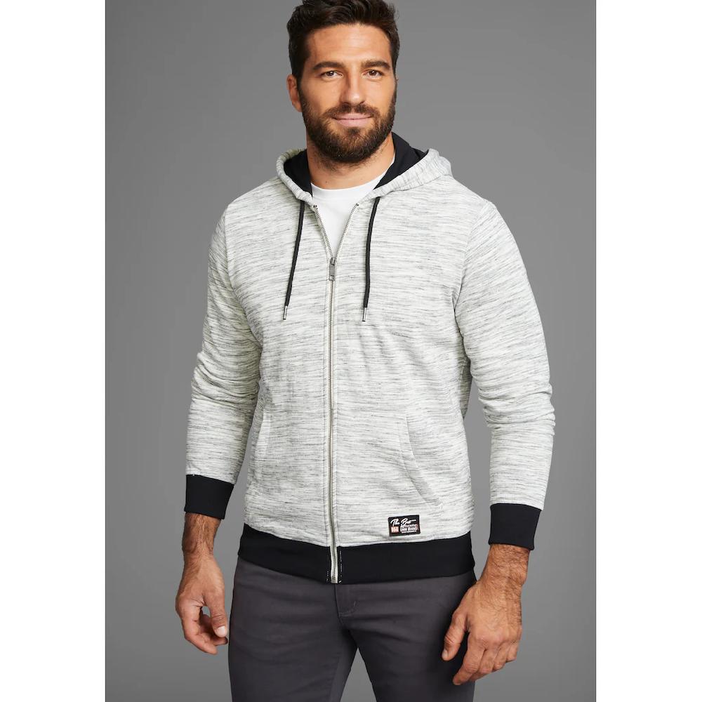 Man's World Kapuzensweatjacke mit Logo auf der Brust - NEUE KOLLEKTION ▷ für