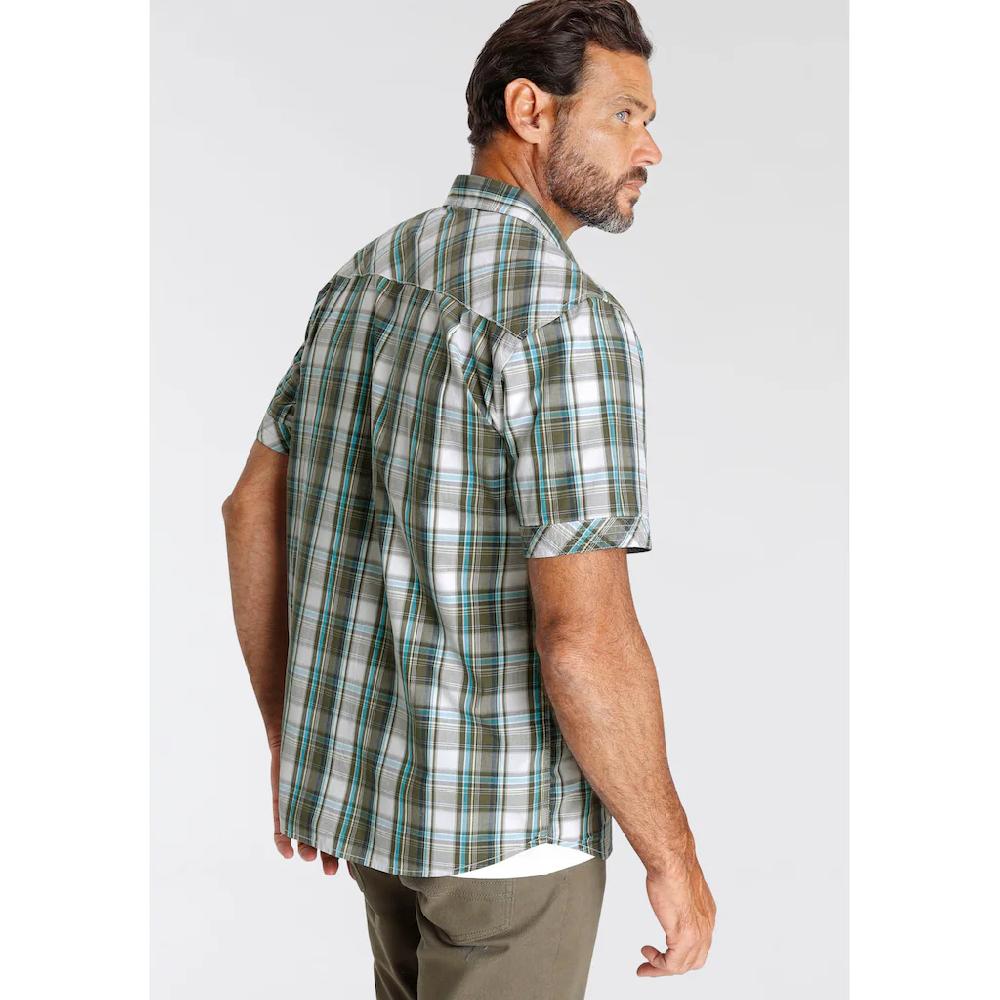 Man's World Kurzarmhemd Mit Kleinem Brustprint