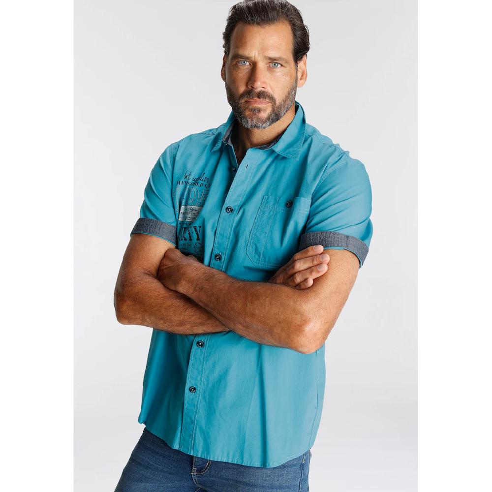 Man's World Kurzarmhemd Mit Print ▷ Bestellen