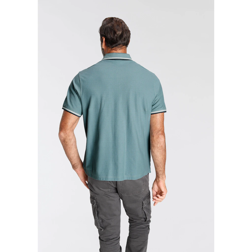 Man's World Poloshirt Kurzarm Lässige Passform Mit Trendigem Print Polokragen ▷ Bestellen