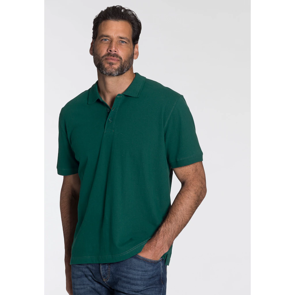 Man's World Poloshirt Kurzarm Lockere Passform Unifarben ▷ Bestellen