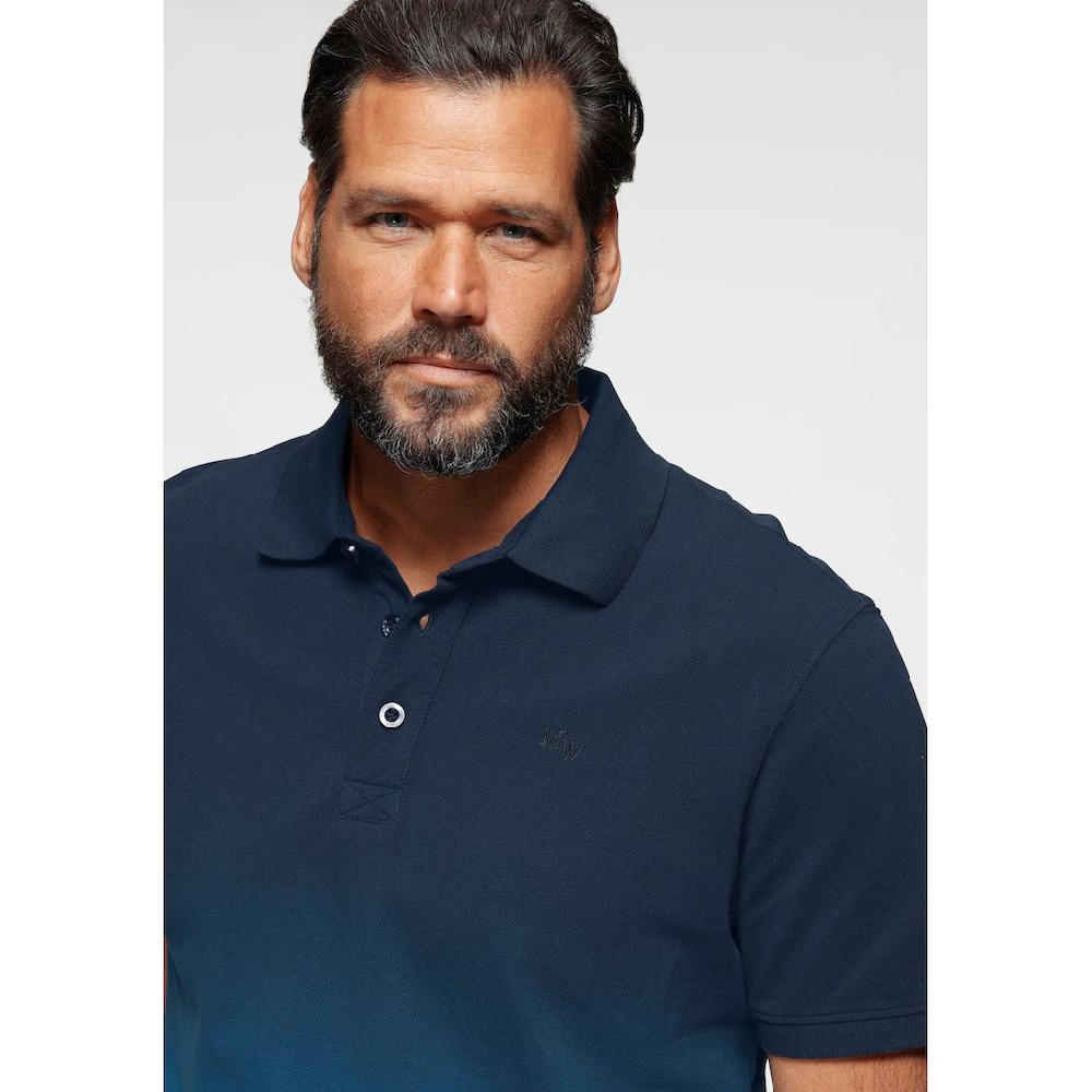 Man's World Poloshirt Kurzarm Mit Polokragen Aus Piqué-Stoff Mit Stilvoller Stickerei ▷ Für