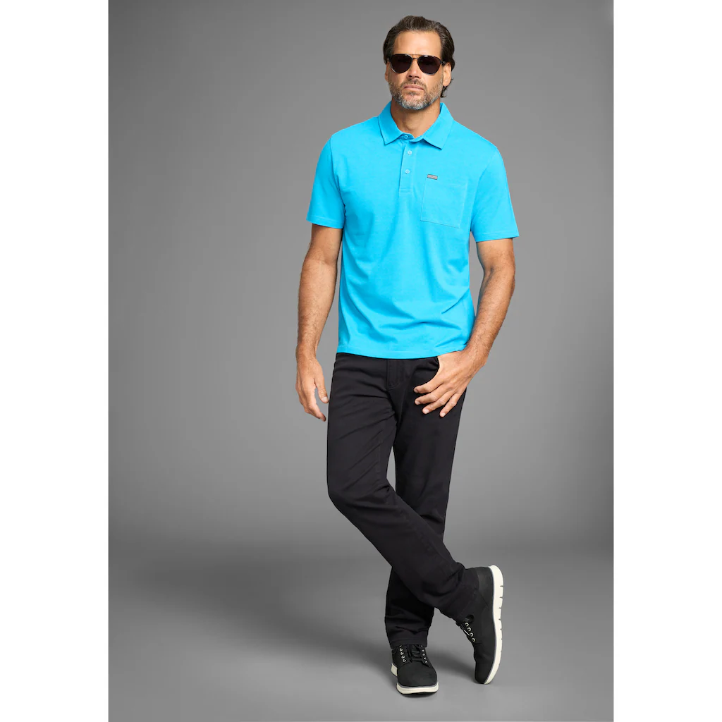 Man's World Poloshirt Mit Brusttasche