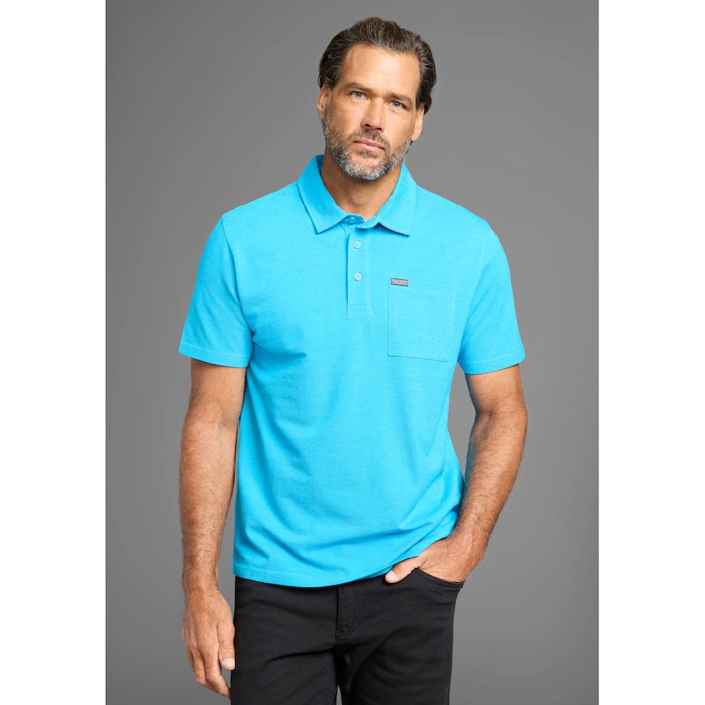 Man's World Poloshirt mit Brusttasche