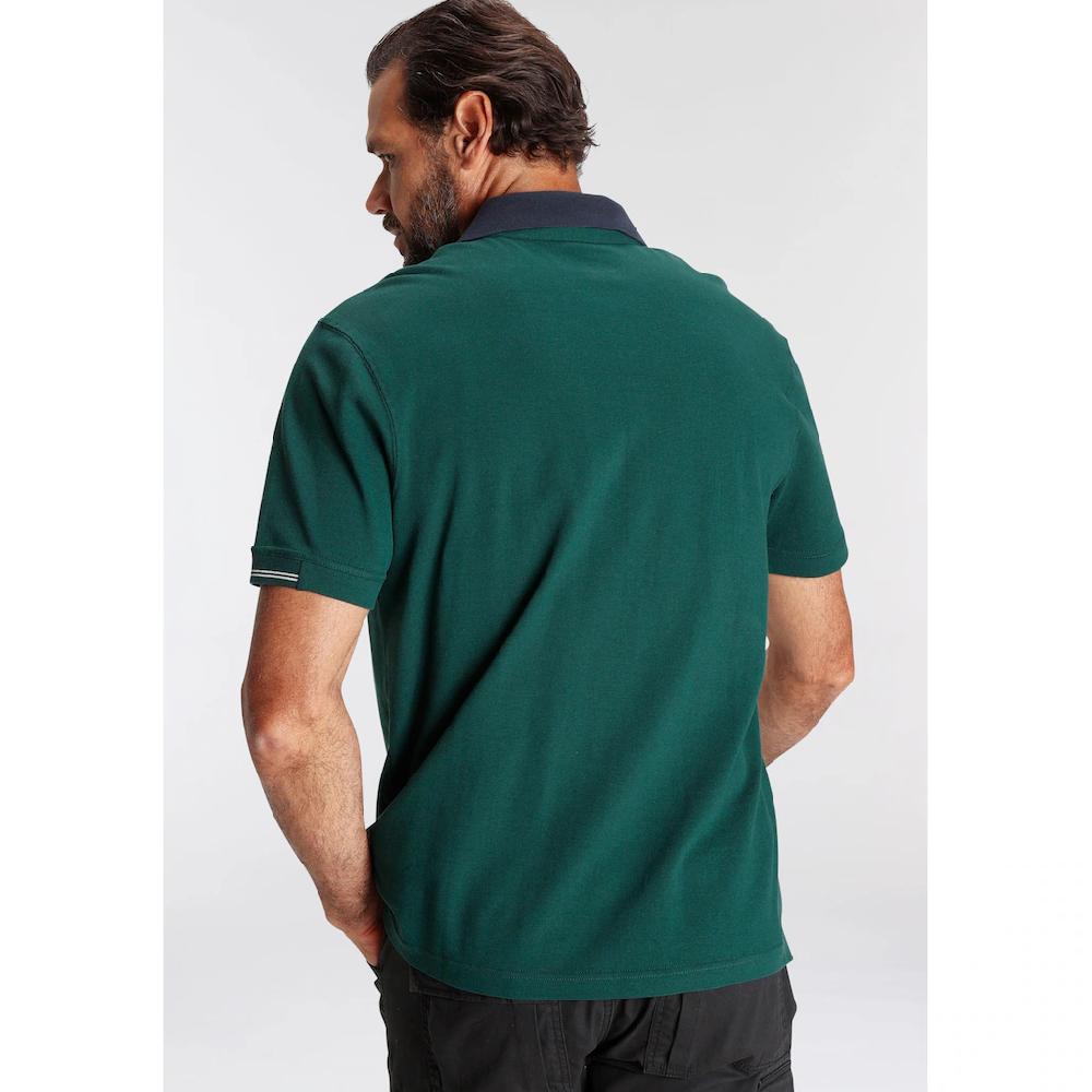 Man's World Poloshirt Mit Modischem Brustprint/Stickerei ▷ Für