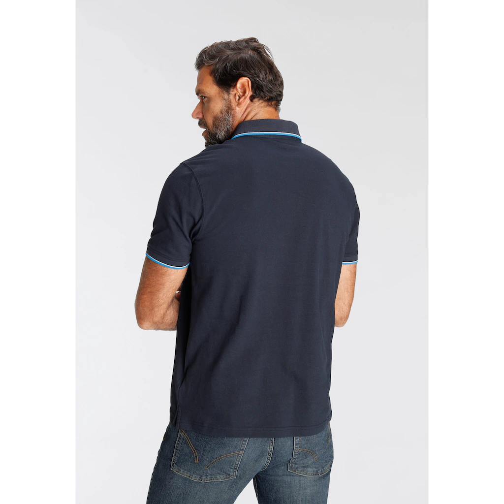 Man's World Poloshirt Mit Modischem Print ▷ Kaufen