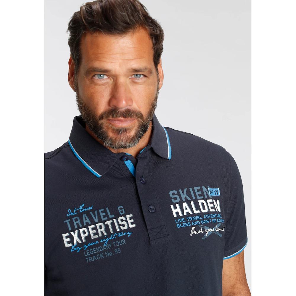 Man's World Poloshirt Mit Modischem Print ▷ Kaufen