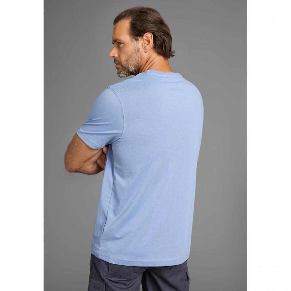 Man's World Rundhalsshirt (2er-Pack) Kurzarm Basic-Stil Aus Baumwollmischung 2er-Pack