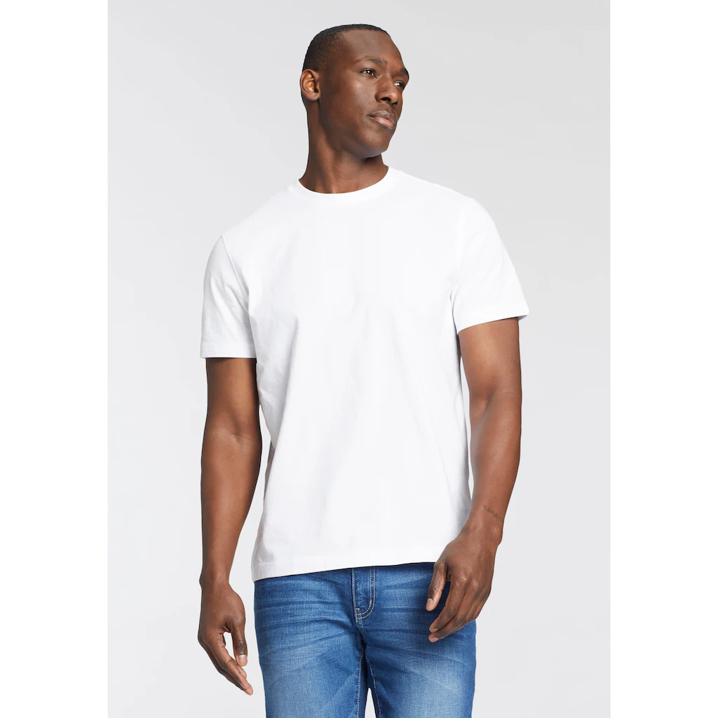 Man's World Rundhalsshirt (Packung 6 Tlg. 6-er Pack)