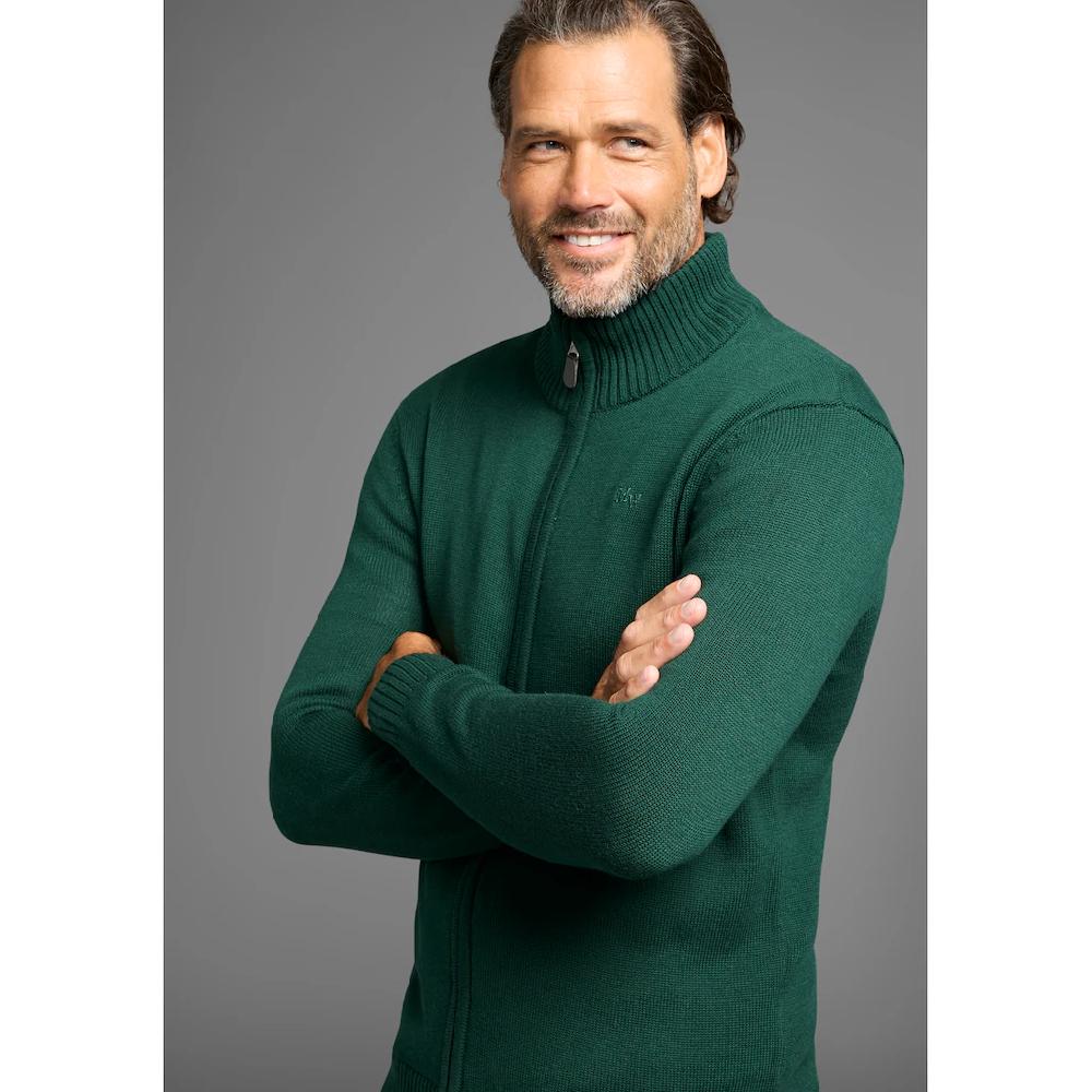 Man's World Strickjacke Aus Baumwollmischung ▷ Bestellen