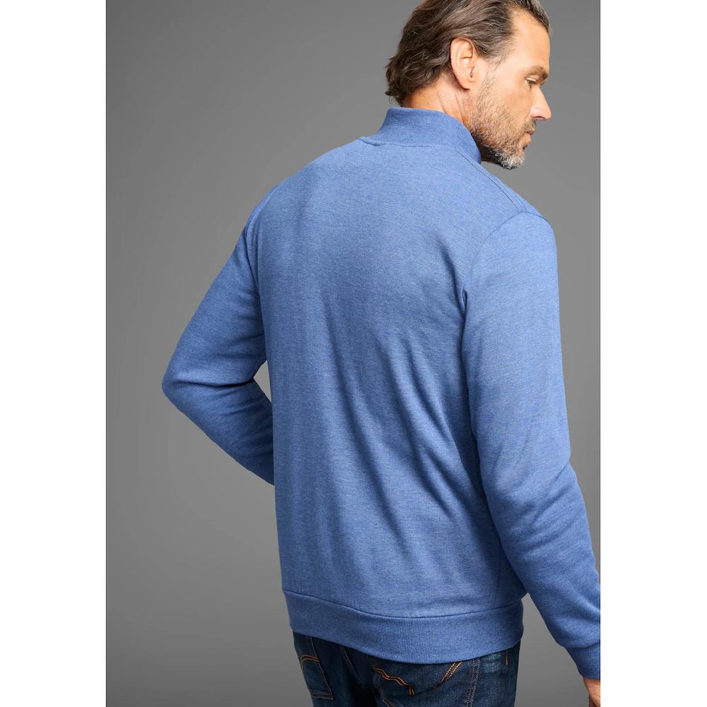 Man's World Sweatjacke Stehkragen Und Dezentem Logodruck ▷ Kaufen