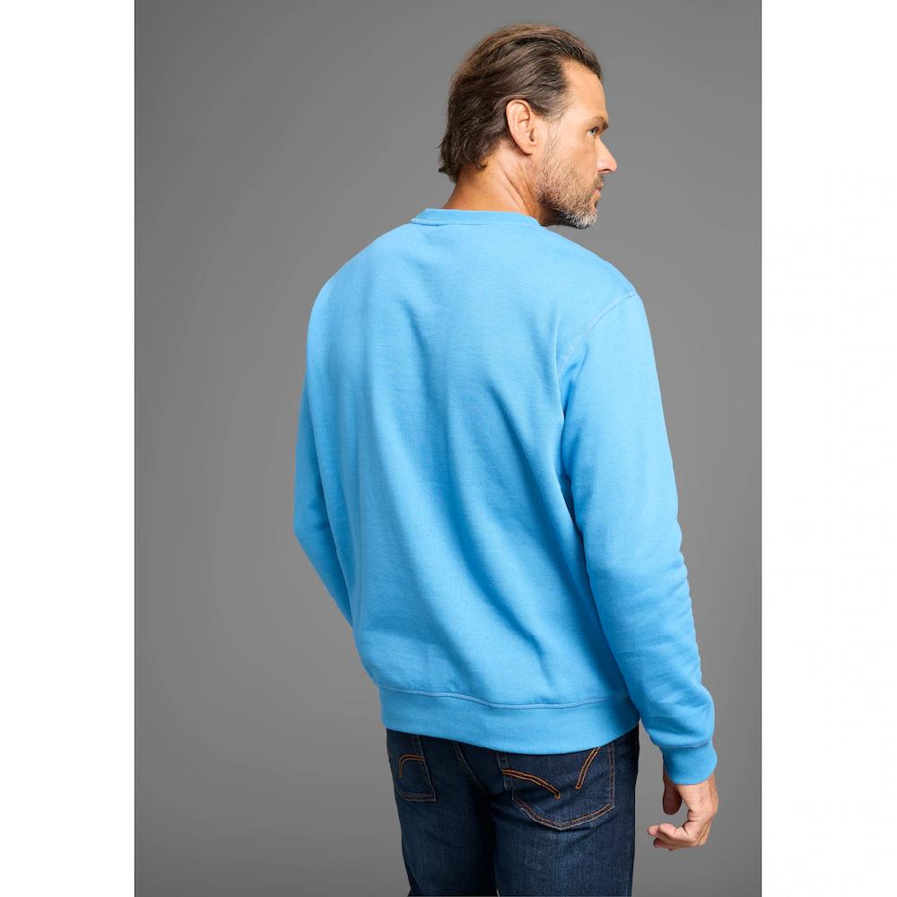 Man's World Sweatshirt Langarm Basic-Stil Unifarben Rundhalsausschnitt ▷ Für
