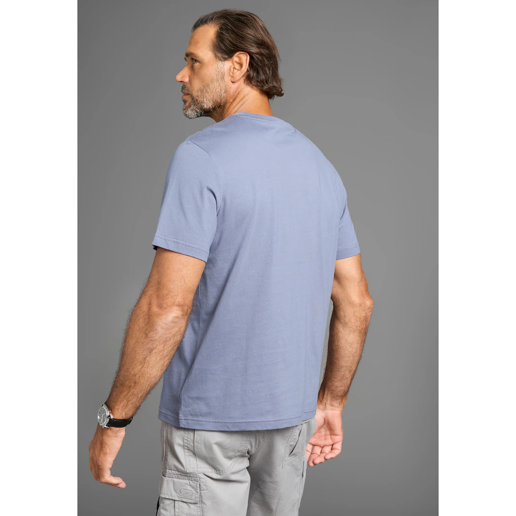 Man's World T-Shirt Mit Großem Sportlichen Logo-Print