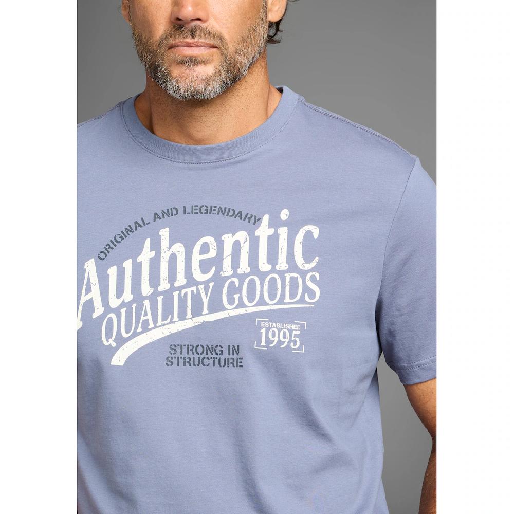 Man's World T-Shirt Mit Großem Sportlichen Logo-Print