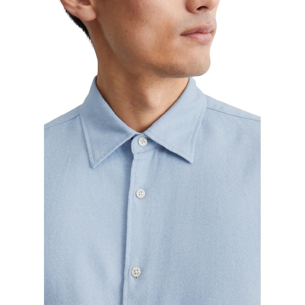 Marc O'Polo Businesshemd Sanft Meliert ▷ Kaufen