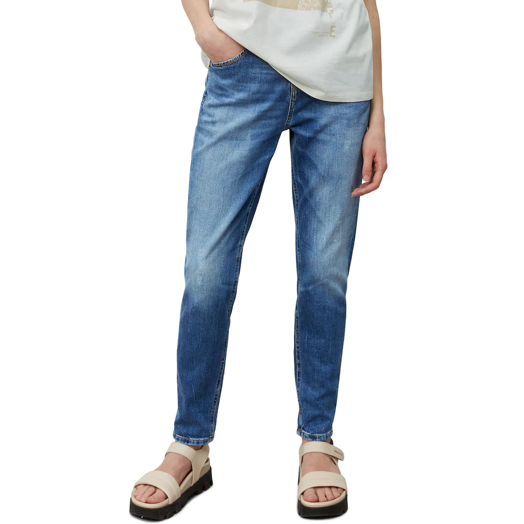 Marc O'Polo DENIM Boyfriend-Jeans »Freja« in heller Waschung