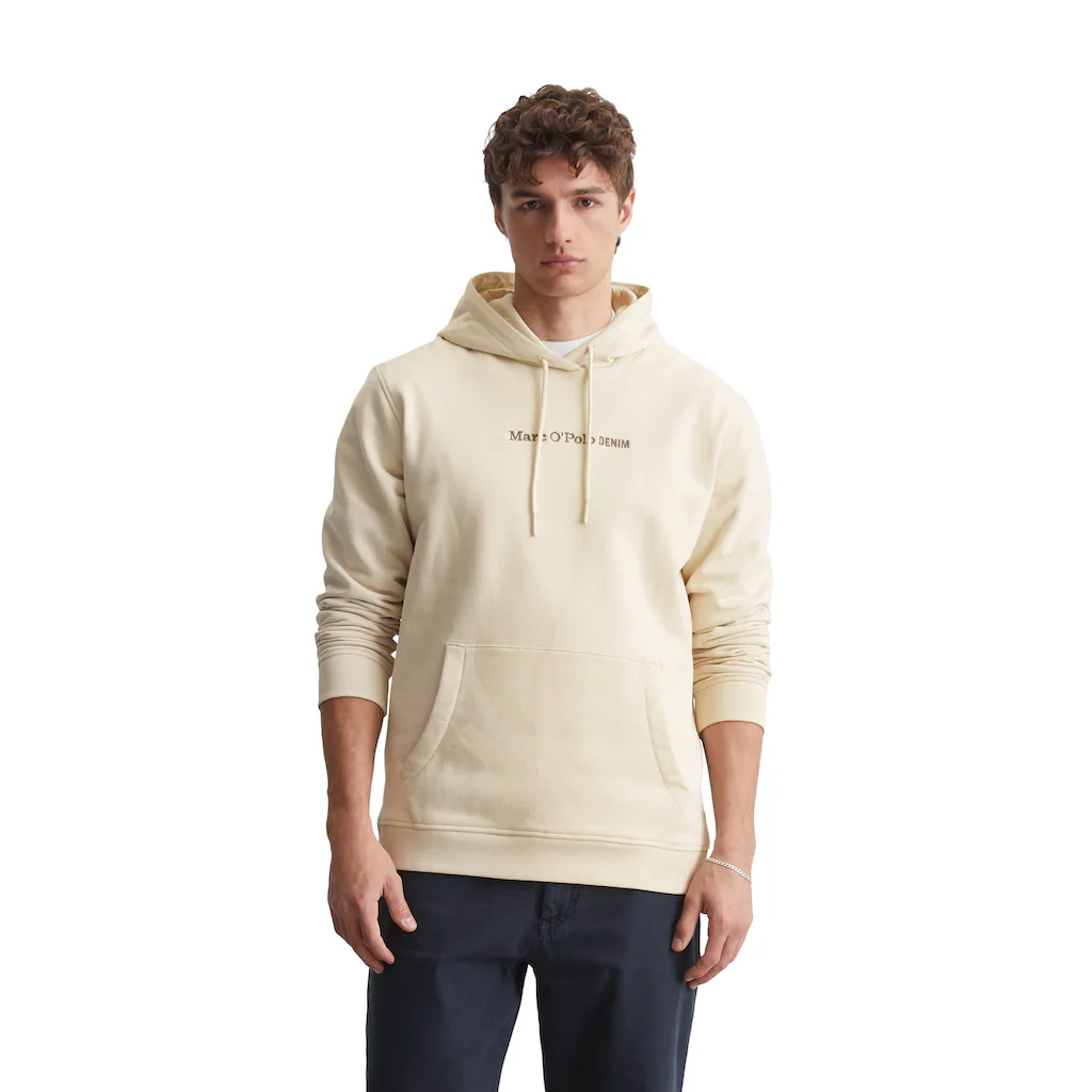 Marc O'Polo DENIM Hoodie mit kontrastfarbener Logo-Stickerei ▷ bestellen