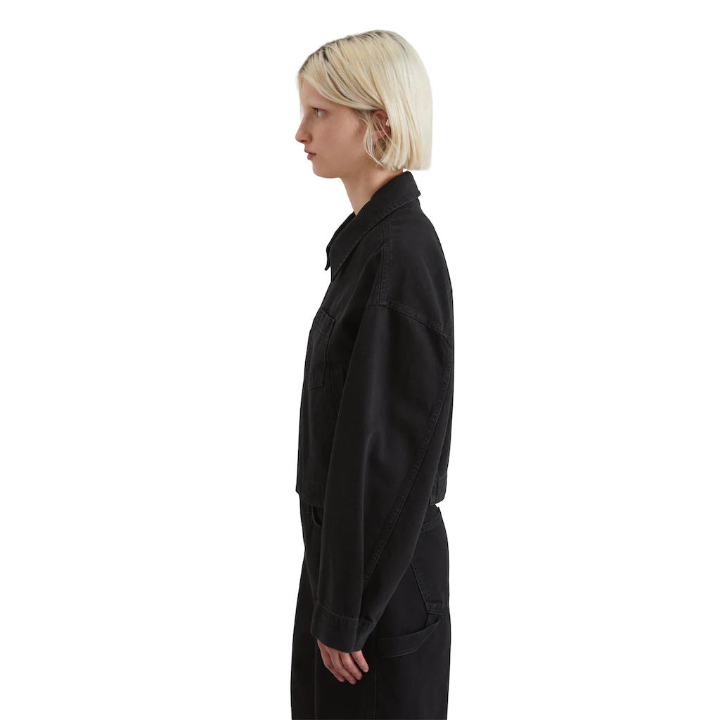 Marc O'Polo DENIM Jeansjacke »aus Organic-Cotton-Lyocell-Modal-Mix« Ohne Kapuze