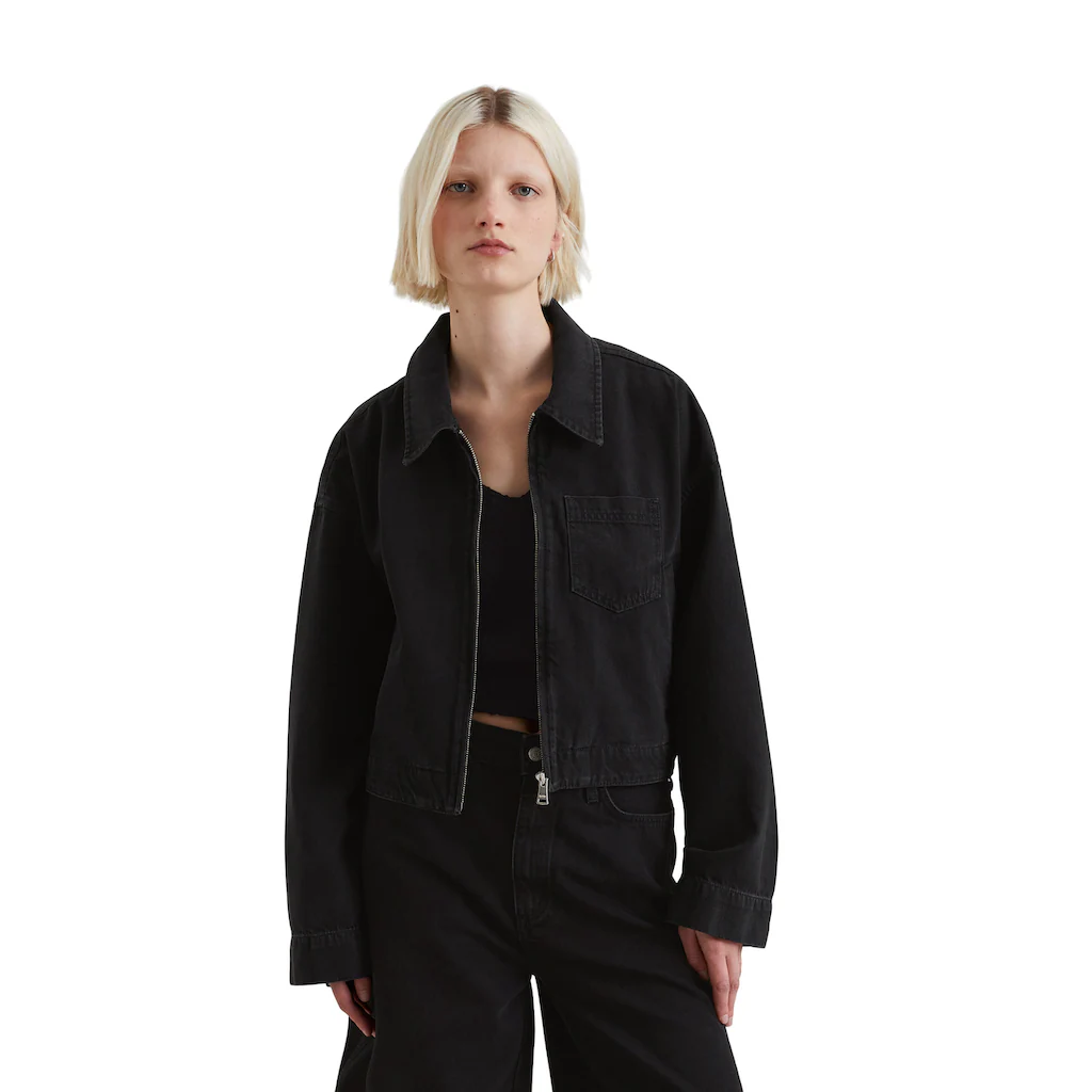 Marc O'Polo DENIM Jeansjacke »aus Organic-Cotton-Lyocell-Modal-Mix« ohne Kapuze