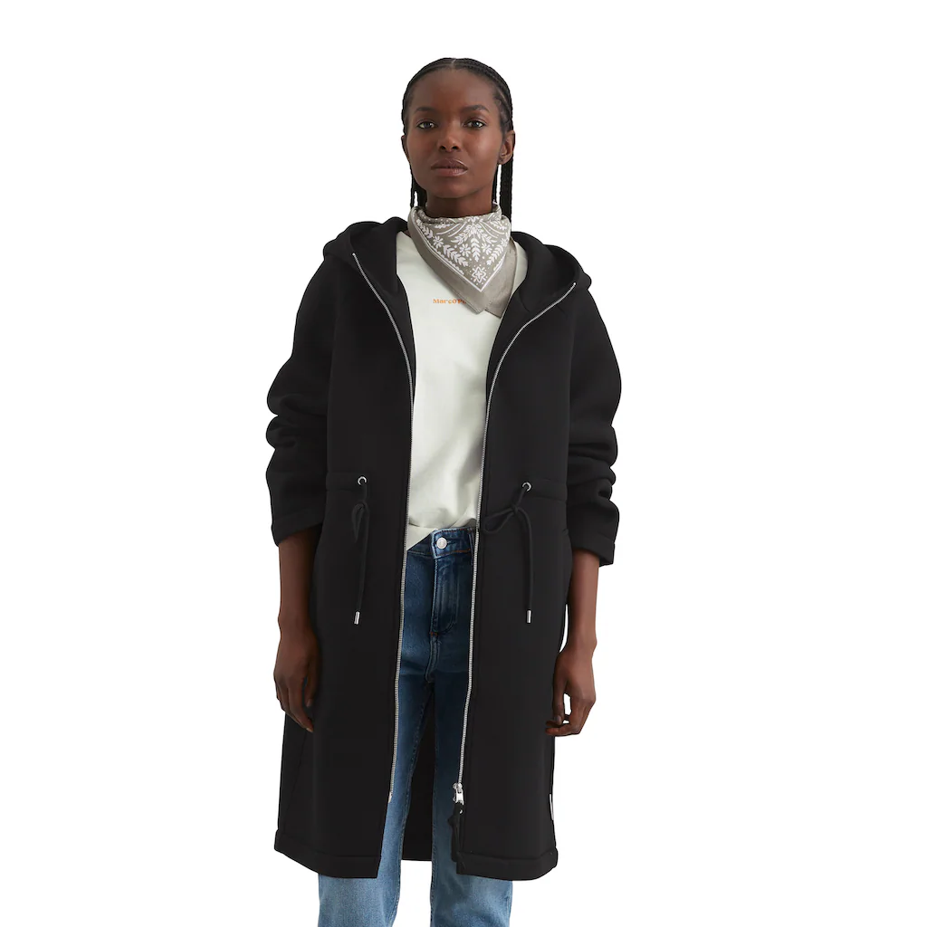 Marc O'Polo DENIM Jerseymantel »mit recyceltem Polyester«