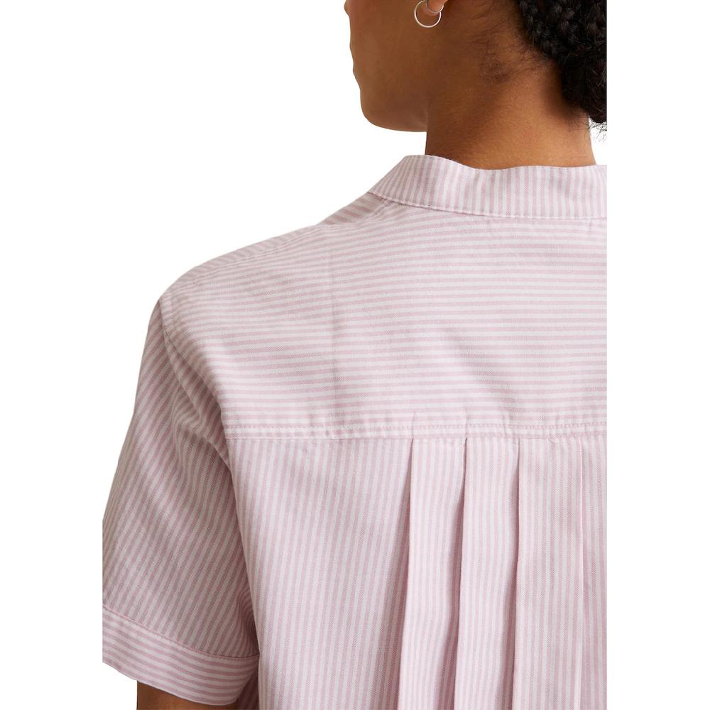 Marc O'Polo DENIM Kurzarmbluse »aus Gestreiftem Oxford«