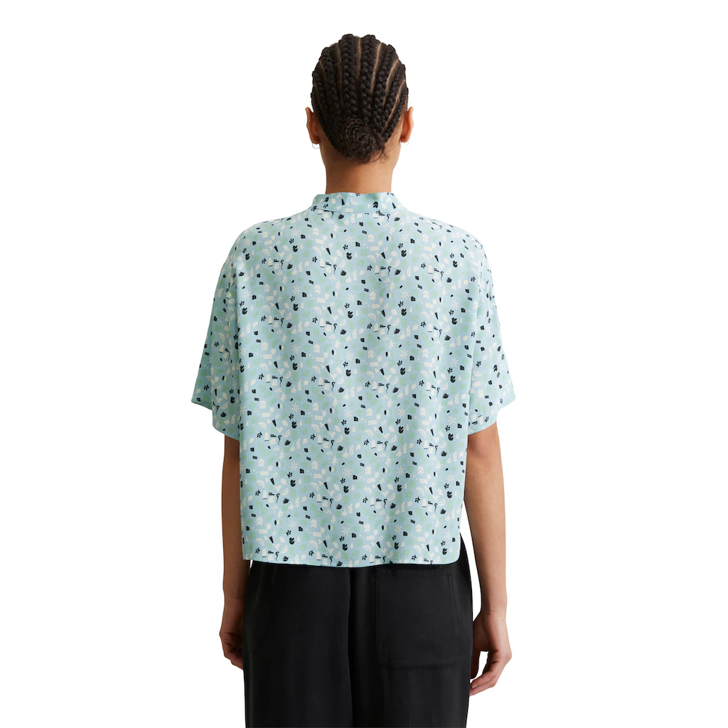 Marc O'Polo DENIM Kurzarmbluse »aus LENZING™ ECOVERO™«