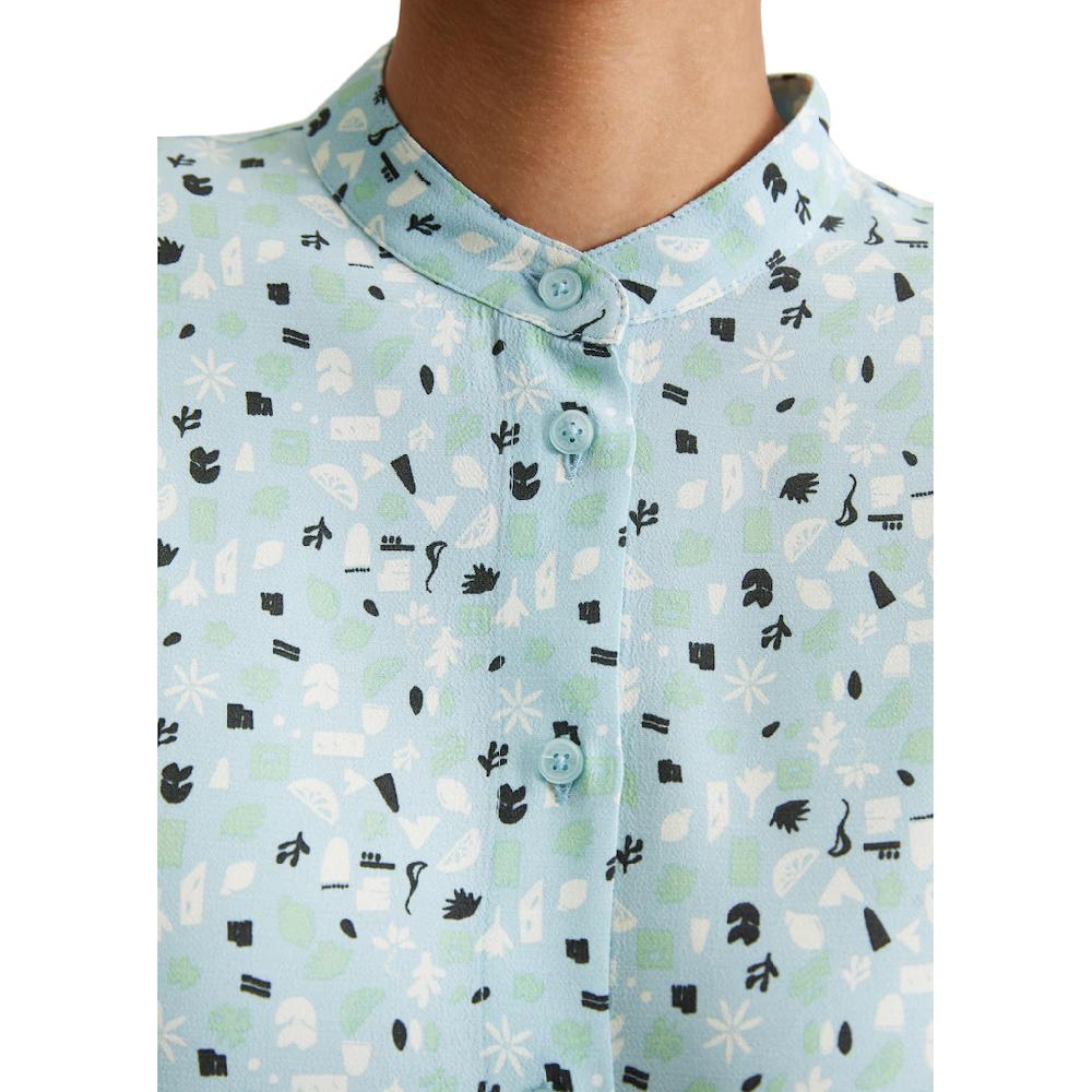 Marc O'Polo DENIM Kurzarmbluse »aus LENZING™ ECOVERO™«