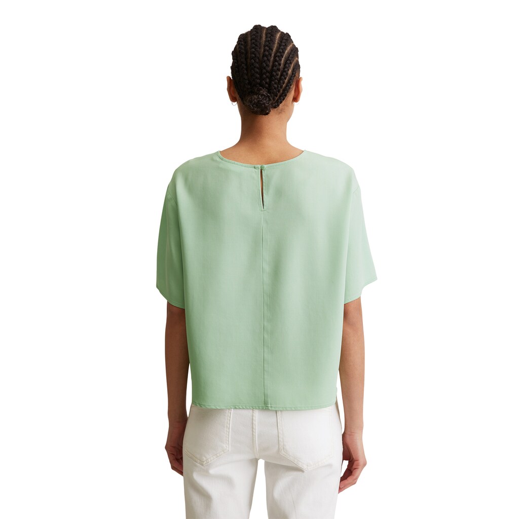 Marc O'Polo DENIM Kurzarmbluse »aus TENCEL™ Lyocell«