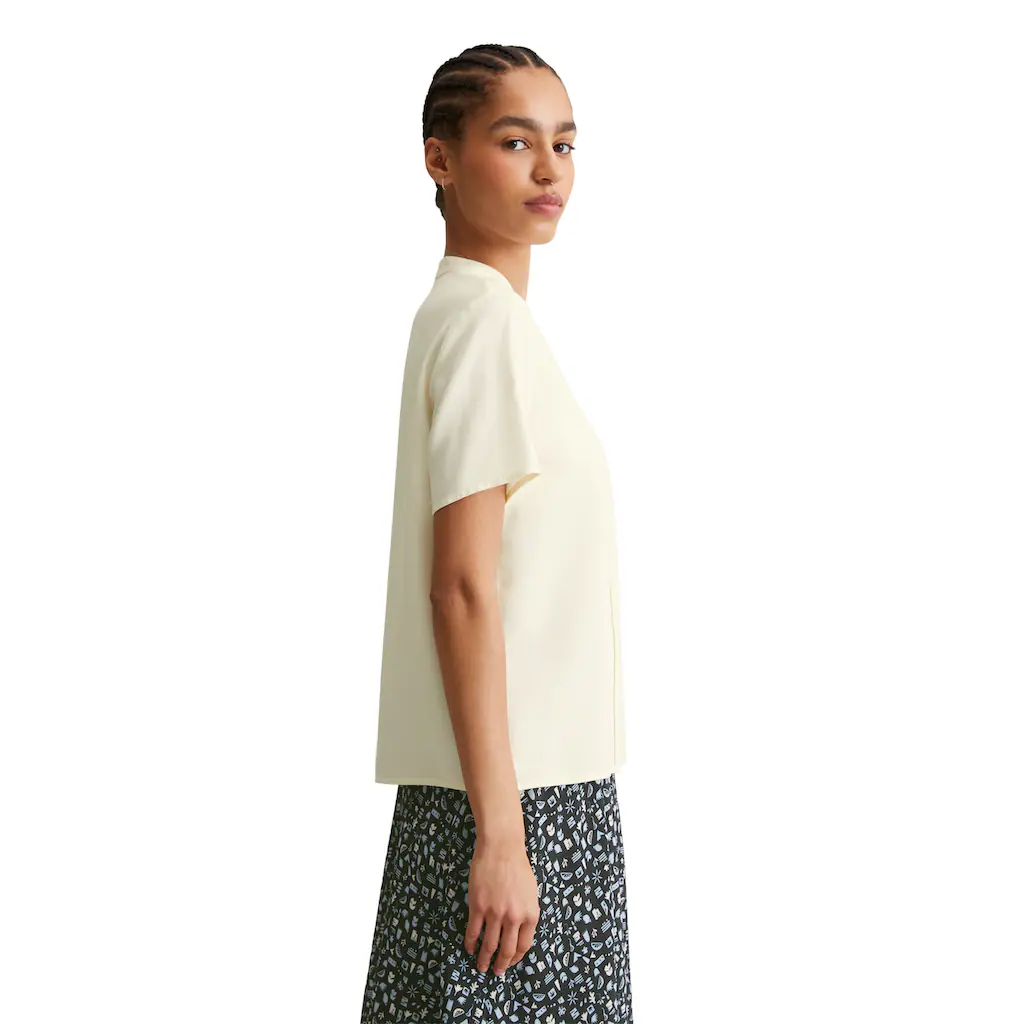 Marc O'Polo DENIM Kurzarmbluse »aus TENCEL™ Lyocell«