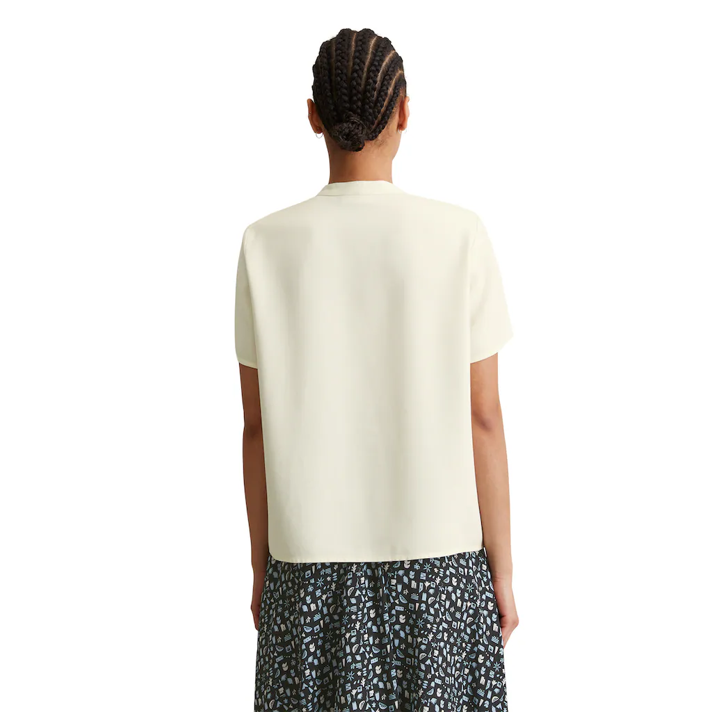 Marc O'Polo DENIM Kurzarmbluse »aus TENCEL™ Lyocell«