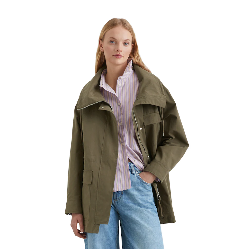 Marc O'Polo DENIM Kurzmantel »aus beschichtetem Cotton-Nylon«