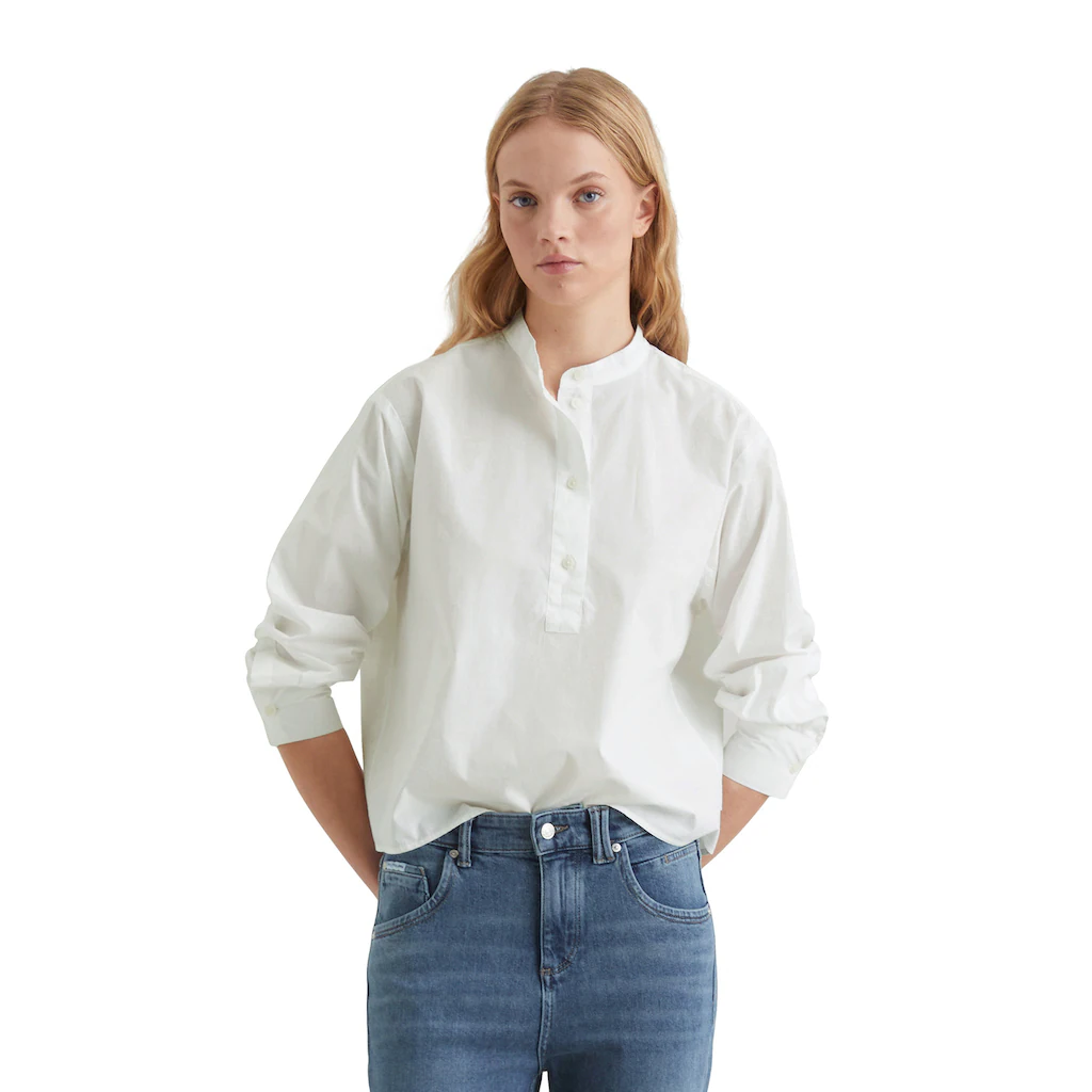 Marc O'Polo DENIM Langarmbluse »aus weicher Bio-Baumwolle«