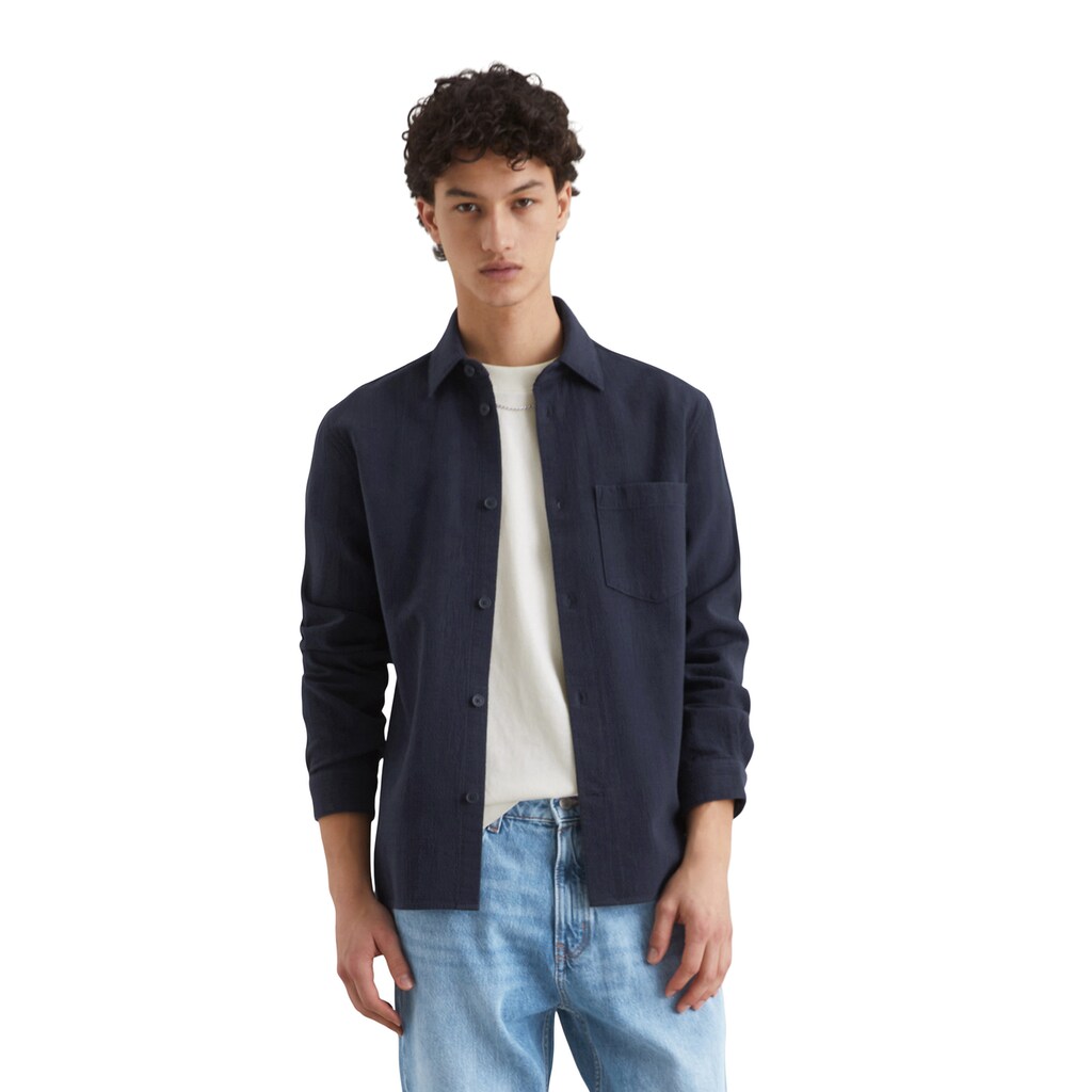 Marc O'Polo DENIM Langarmhemd »mit feiner Struktur« ▷ kaufen