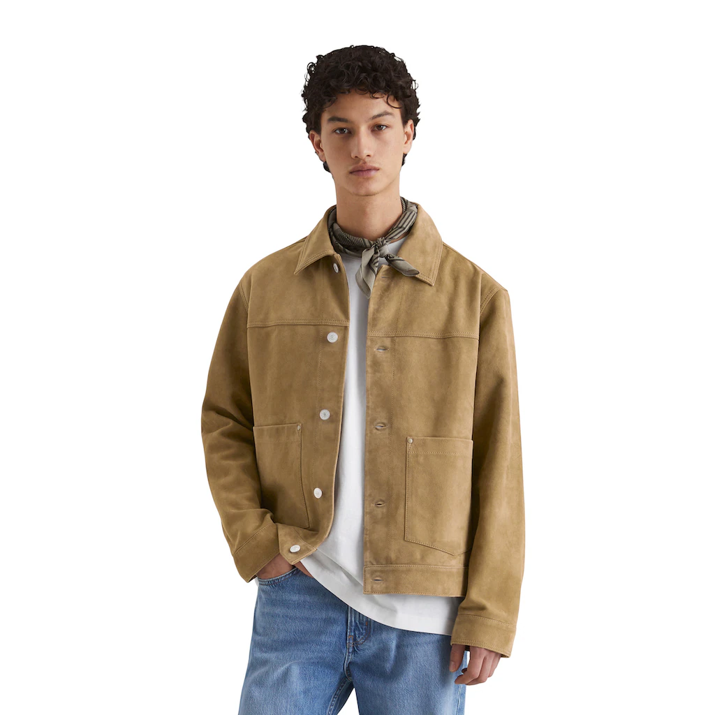 Marc O'Polo DENIM Lederjacke »aus weichem Ziegenleder« ▷ für