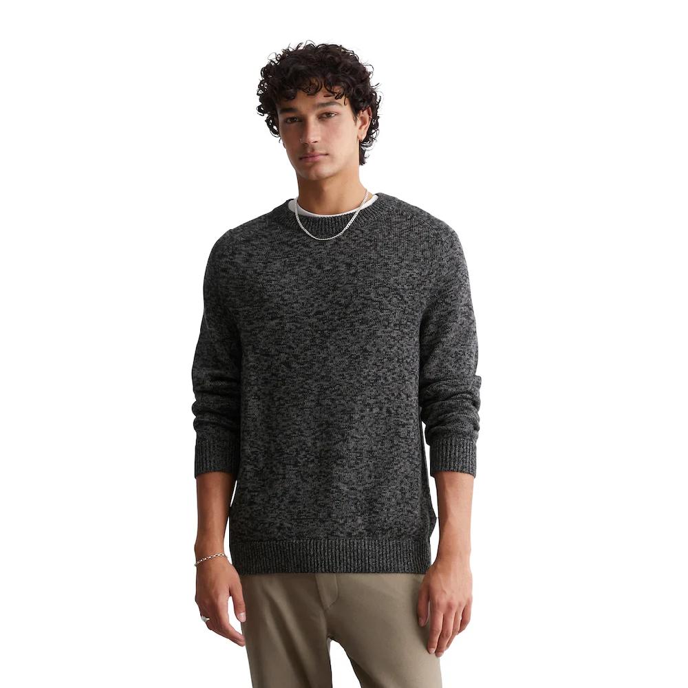 Marc O'Polo DENIM Rundhalspullover lebendiger Bicolor-Effekt ▷ kaufen