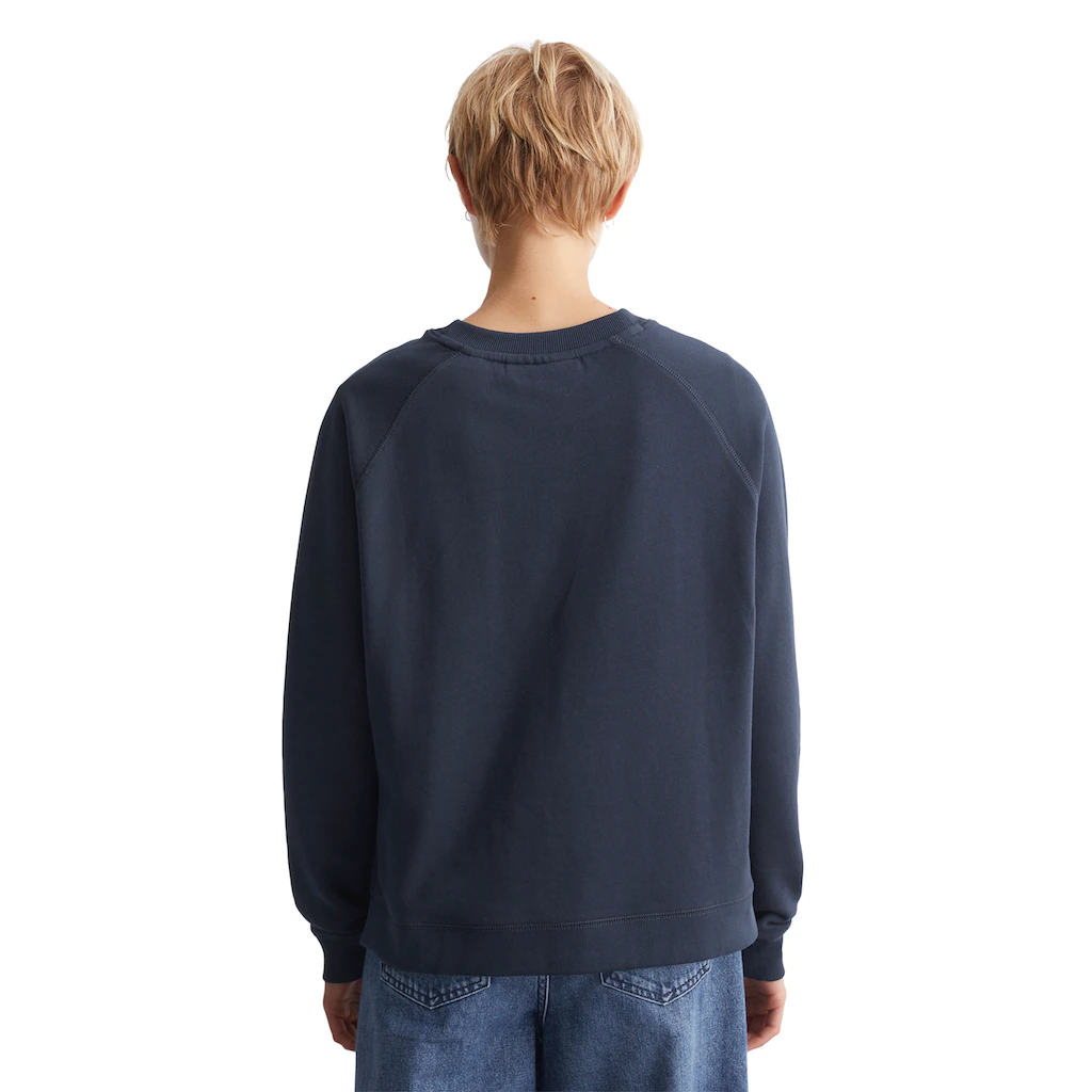 Marc O'Polo DENIM Sweatshirt Im Modernen O-Shape Locker Geschnitten Und Raglanärmeln