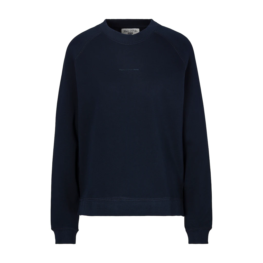 Marc O'Polo DENIM Sweatshirt Im Modernen O-Shape Locker Geschnitten Und Raglanärmeln