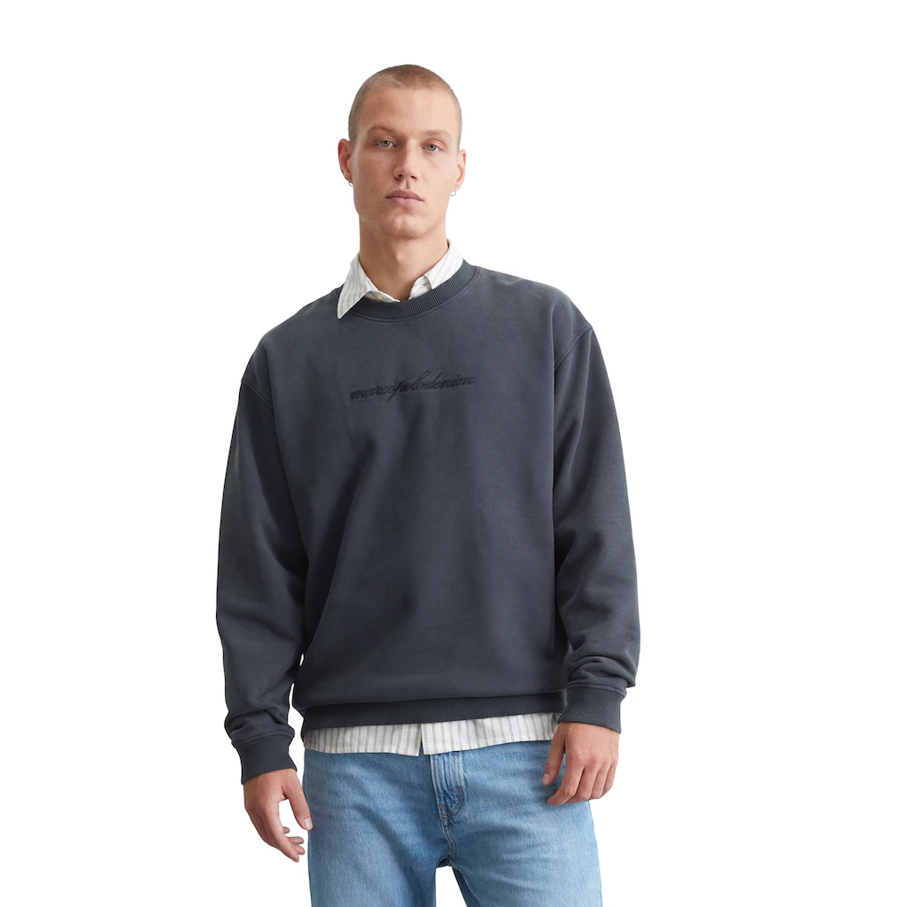 Marc O'Polo DENIM Sweatshirt mit Ton-in-Ton-Stickerei ▷ bestellen