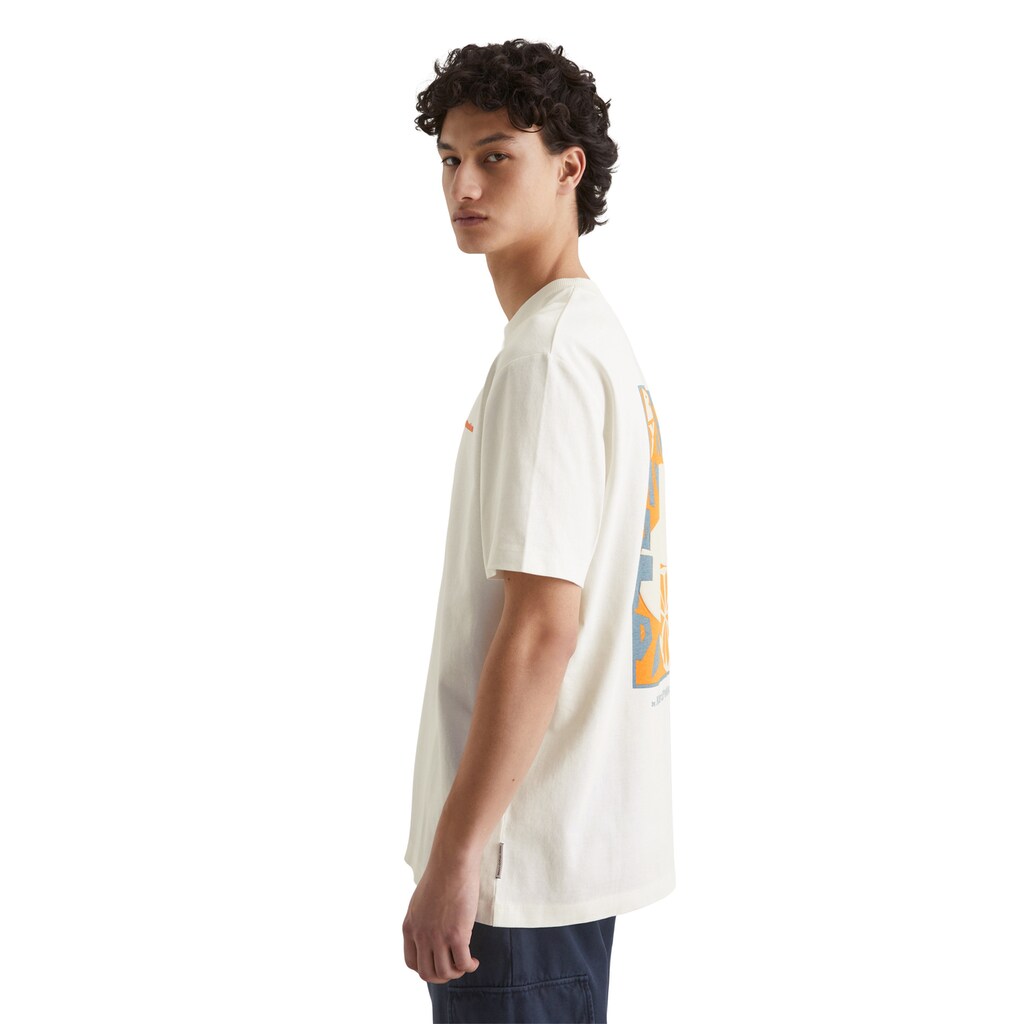 Marc O'Polo DENIM T-Shirt »mit Gummiertem Rückenprint« ▷ Für