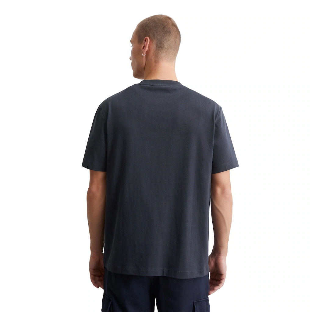 Marc O'Polo DENIM T-Shirt Mit Gummierten Markenlogo In Dynamischer Schreibschrift ▷ Bestellen